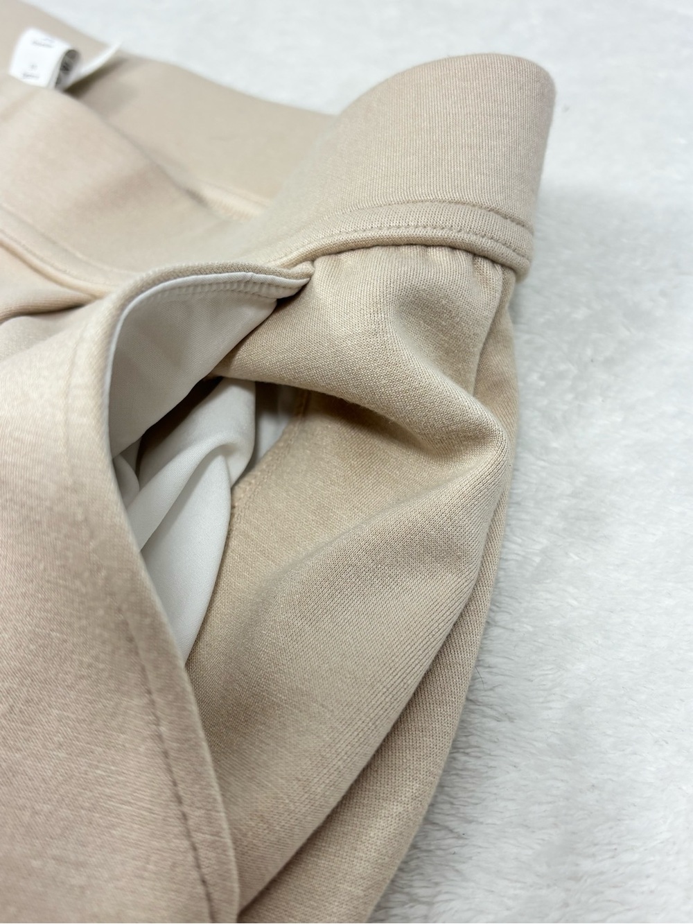 HALARA Wide Leg Cream High-Rise Pants size S - Picture 5 of 7